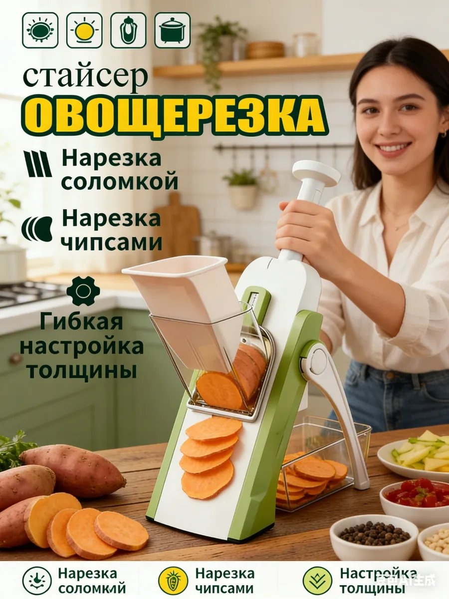Овощерезка 726156649, нерж.сталь