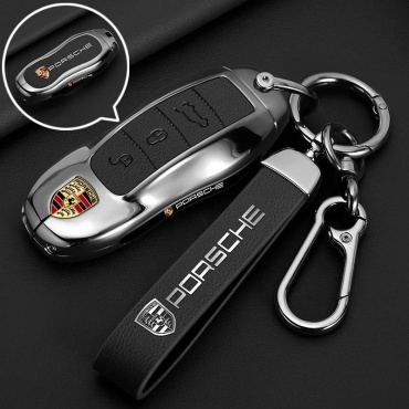 PORSCHE чехол на ключ черный