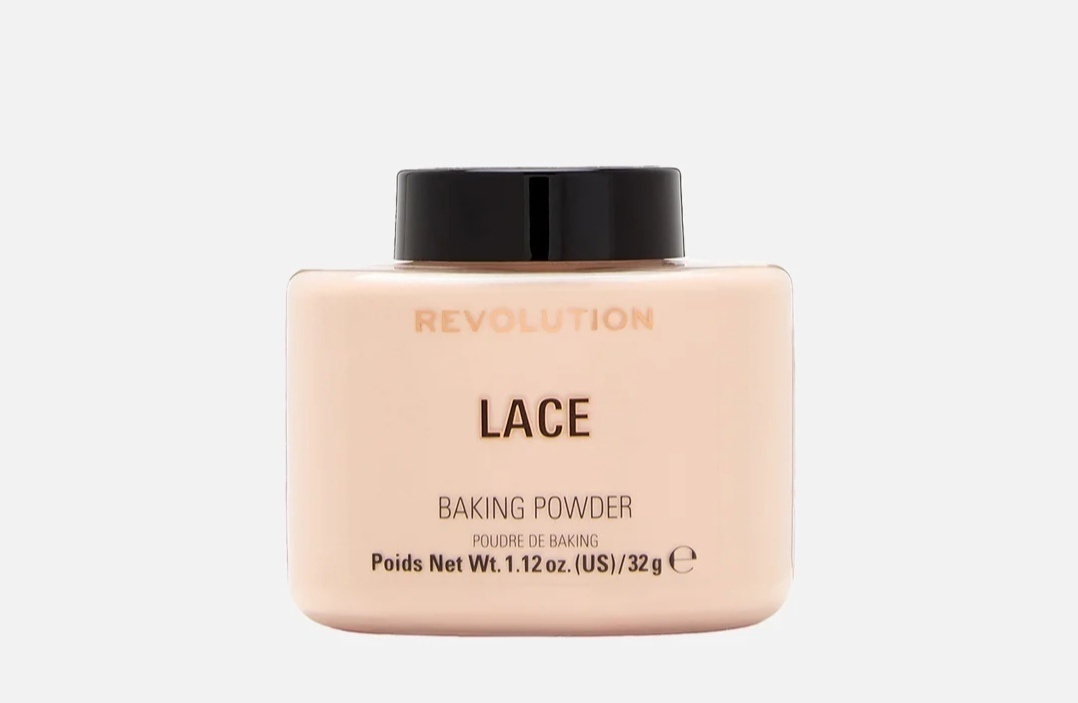 Пудра Makeup Revolution Luxury Baking Powder рассыпчатая LACE прозрачный