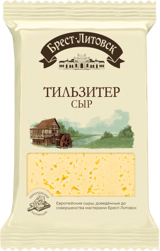 Сыр Брест-Литовск Тильзитер полутвердый тильзитер 45% 200 г