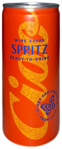 Cantine Sgarzi Luigi Spiritz коктейль газированный, сладкий яблоко, фруктовый, цитрусовый, апельсин 6.9% 200 мл