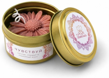 Декоративная свеча Круглая 4 см, 1 шт