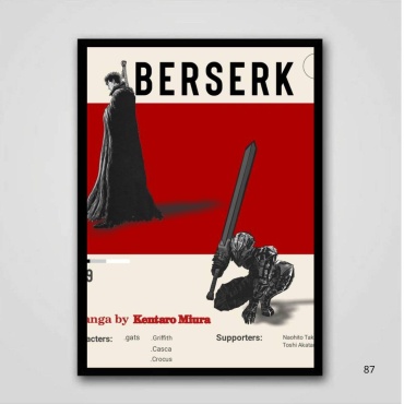 Картина Berserk 21x29.7 см