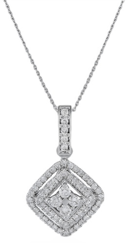 Подвеска Briolette M2275PK вес 3.38 г золото, бриллиант