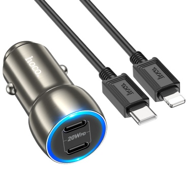 Hoco Z48 Lightning, USB Type-C черный