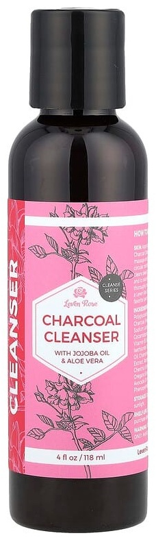 Leven Rose Очищающее средство на древесном угле с маслом жожоба и алоэ вера эмульсия 118 мл