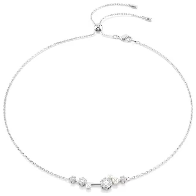 Swarovski длина 48 см ювелирный сплав, жемчуг, кристаллы Swarovski, цирконий