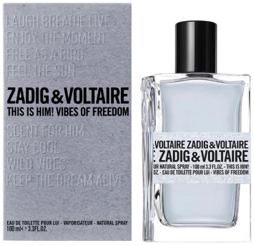 Zadig & Voltaire This Is Him! Vibes Of Freedom туалетная вода EDT 100 мл, для мужчин