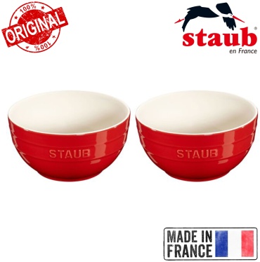 Миска Staub 17х17 см, керамика, 2 шт