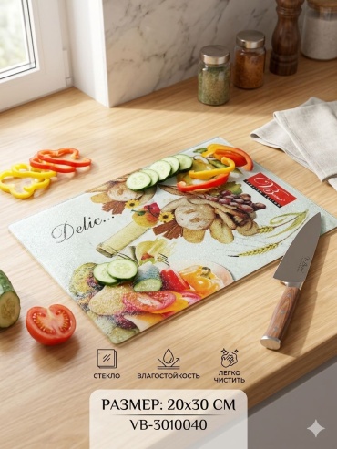 Разделочная доска 708143174 1 шт, стекло