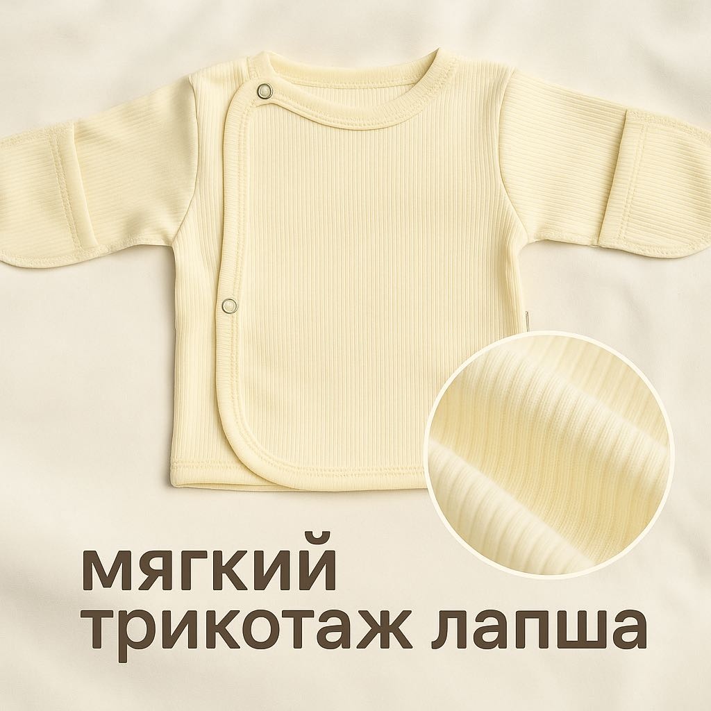 Распашонка DUDU бежевый