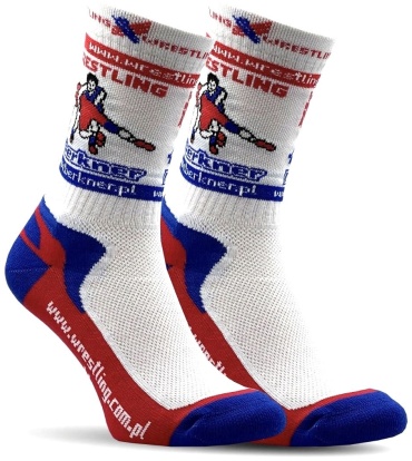 Носки, спортивные носки 1 пара синий, белый, красный 39-44