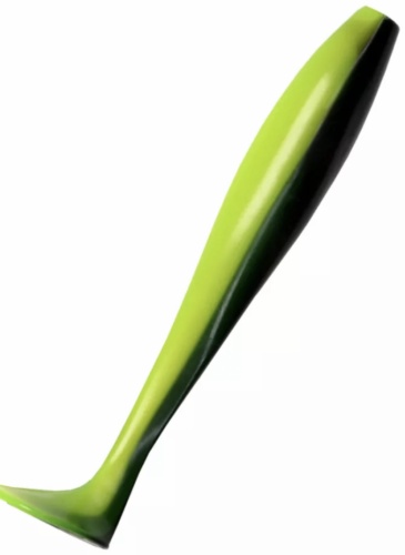 Мягкая приманка Narval Choppy Tail 5 шт 100 мм Black Lime-045