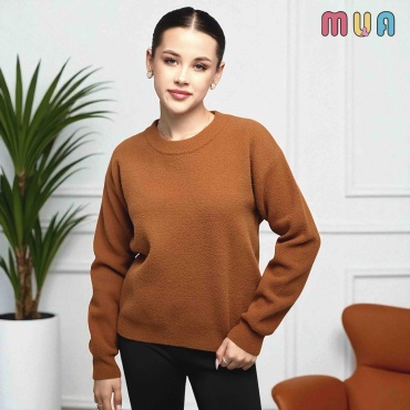 Джемпер MUA коричневый