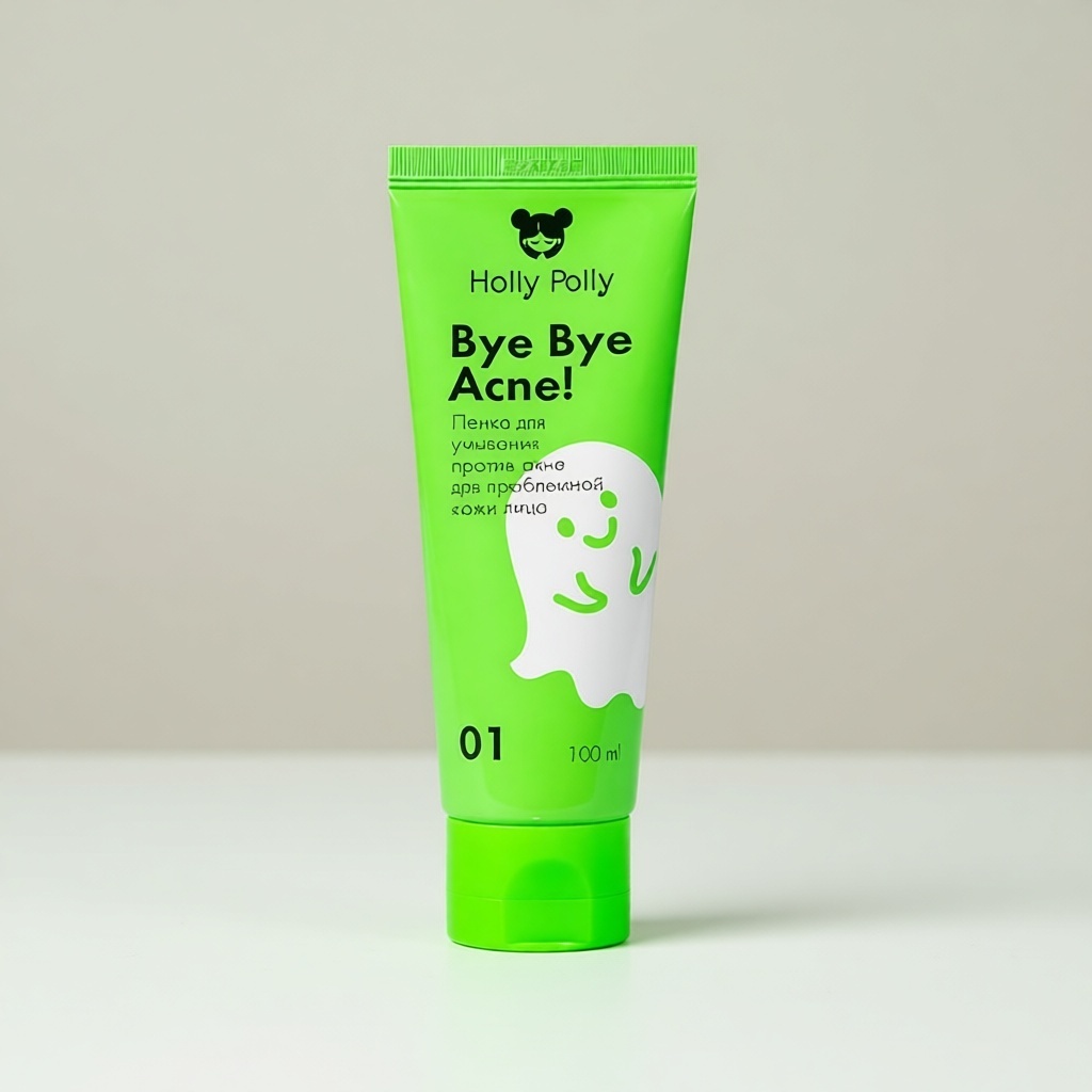 HOLLY POLLY Bye Bye Acne! пенка 100 мл, фото 2