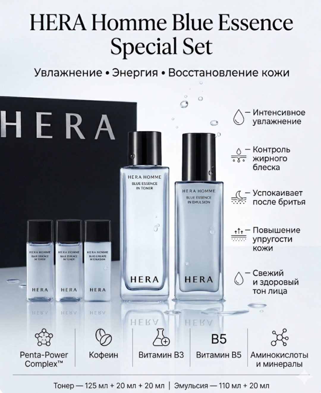 HERA HERA HOMME SPECIAL SET набор по уходу за лицом для мужчин