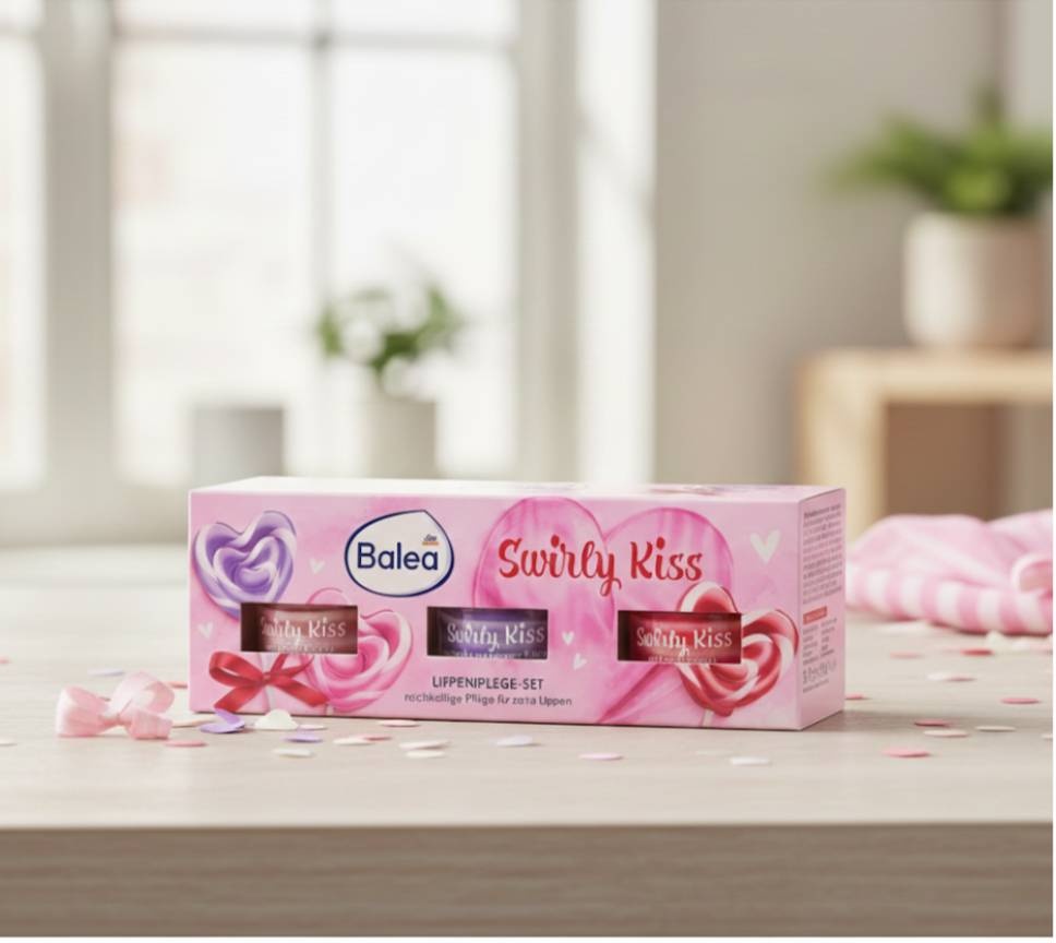 Balea бальзам Swirli kiss 3 шт по 17 г