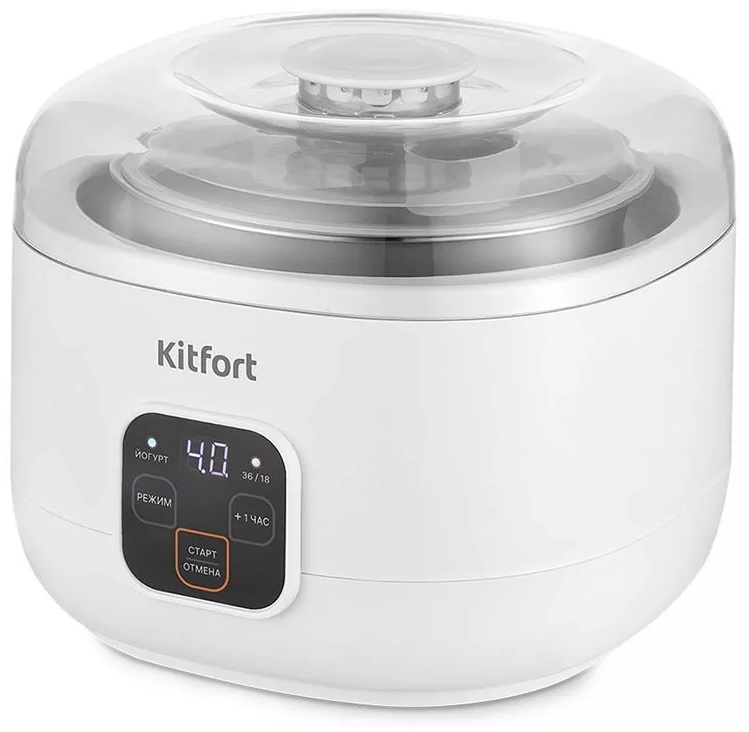 Йогуртница Kitfort КТ-6082 белый