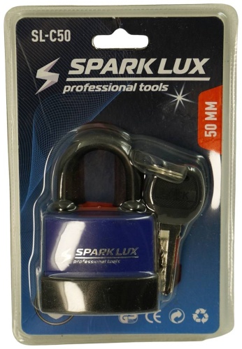 Замок навесной, английский Spark Lux SLc50, 40х50 мм