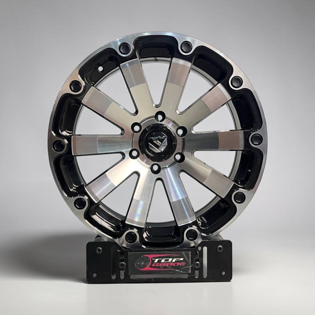Top Grade AXM 1019 9x20/6x139.7 D110 ET10 4 диска черный, серебристый