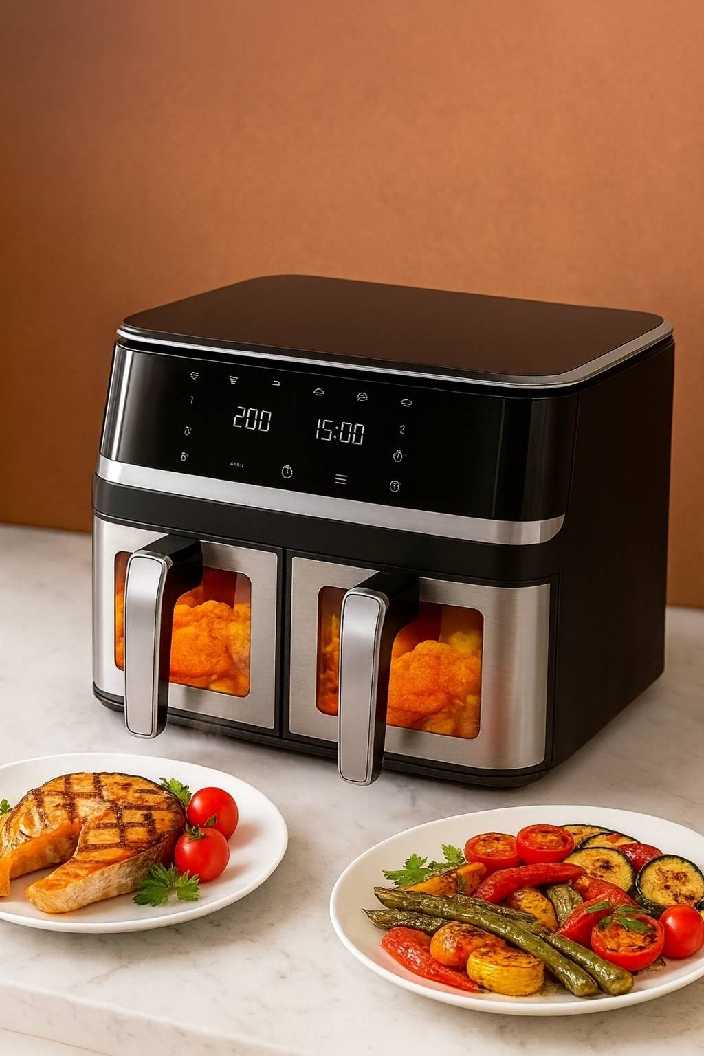 Двойной аэрогриль SPRX BW-8019D черный