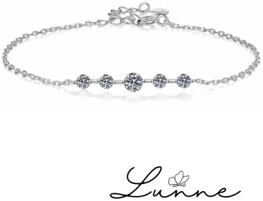 Lunne LNJB-019 длина 19 см, вес 2.3 г серебро, плетение якорное