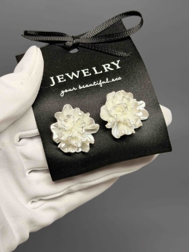 Серьги Jewelry пластик, без вставок