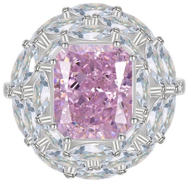 Кольцо LoLo Crystals размер регулируемый бижутерный сплав, цирконий