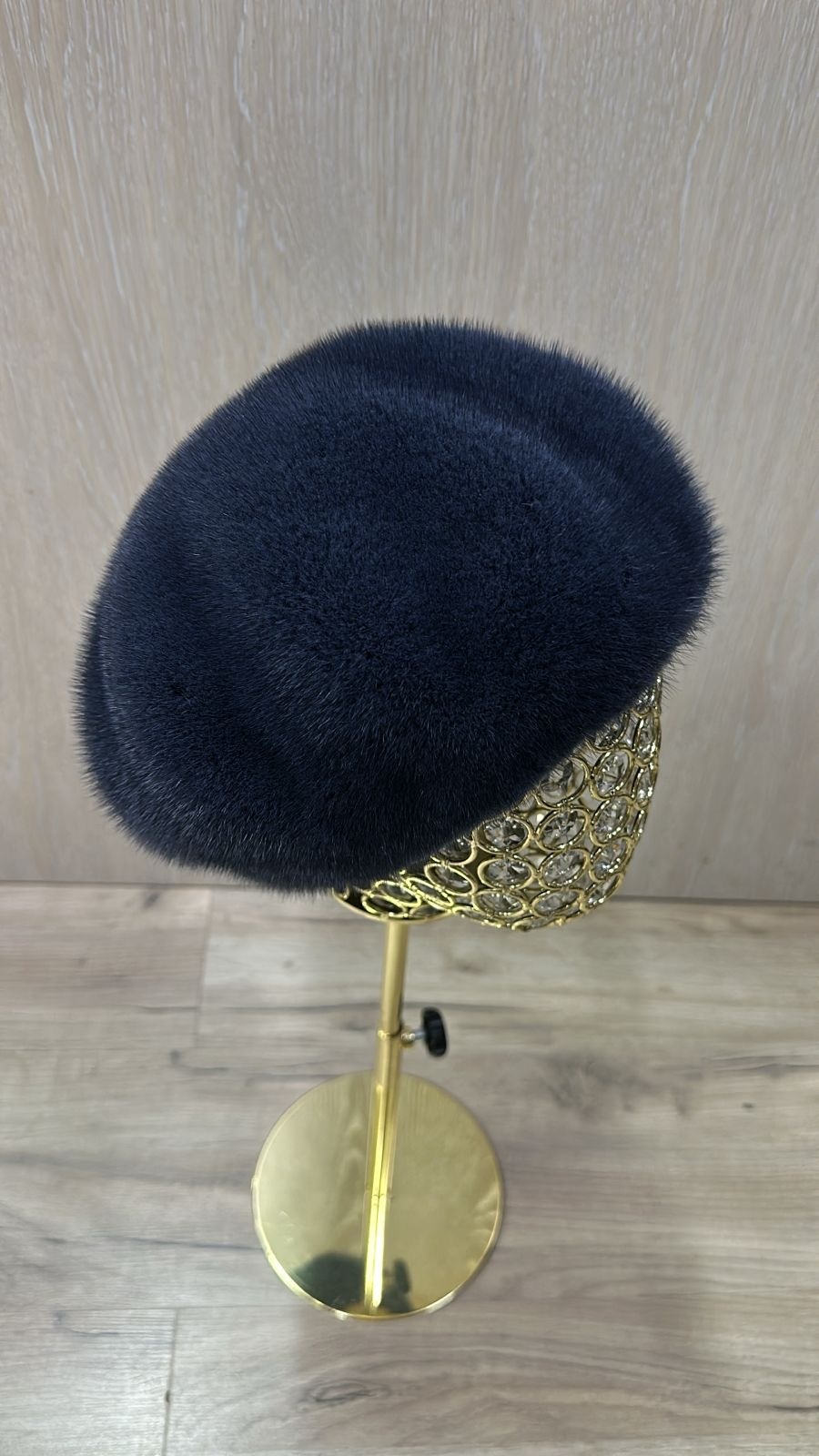 Берет SemiFur размер 56, 57, 58, 59, графит
