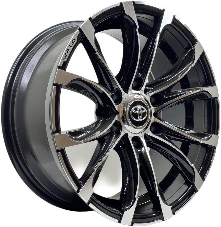 Top Grade 905WW 8x18/6x139.7 D106.1 ET25 4 диска черный, хром