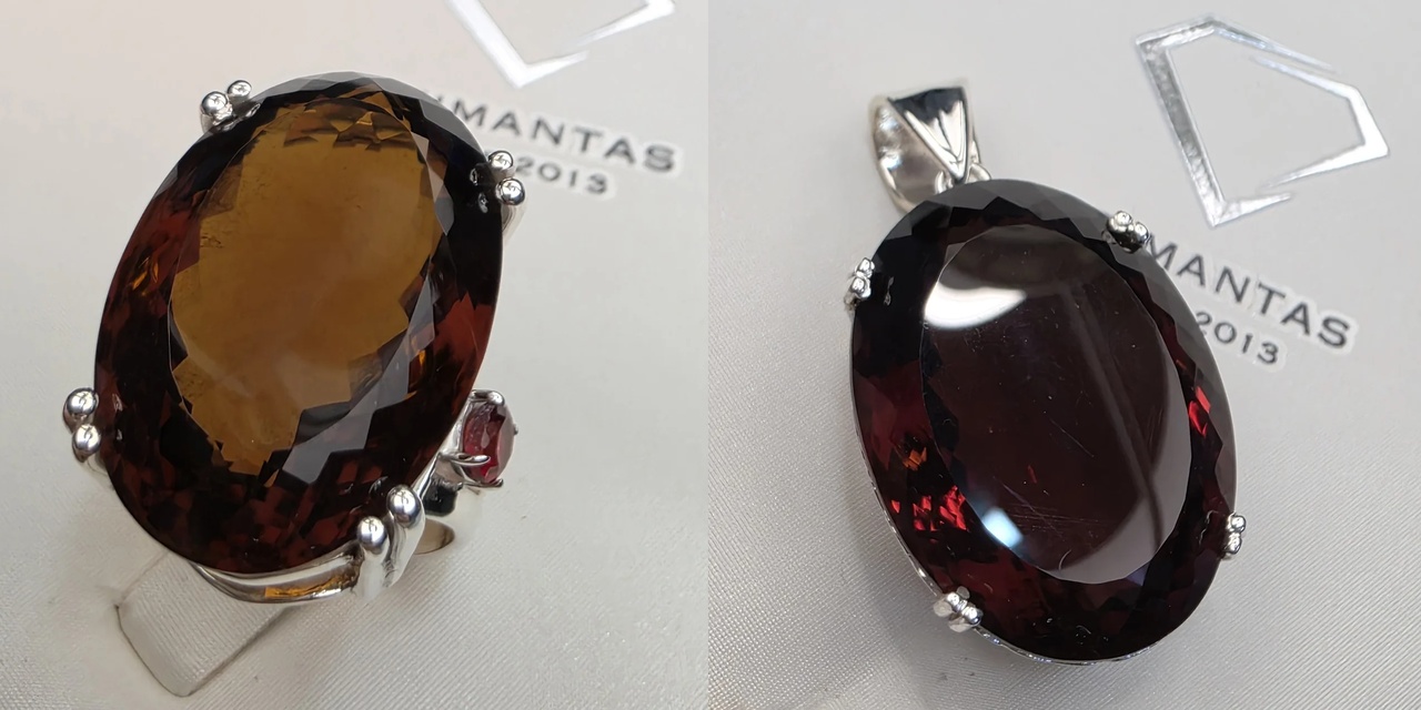Deimantas 132445224 вес 33.37 г серебро, гранат