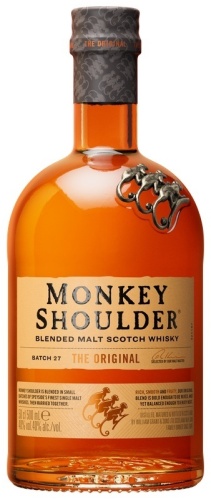 Виски Monkey Shoulder шотландский купажированный солод 40% 0.5 л