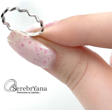 SerebrYana 651950 размер 19.5 вес 0.6 г серебро, без вставок