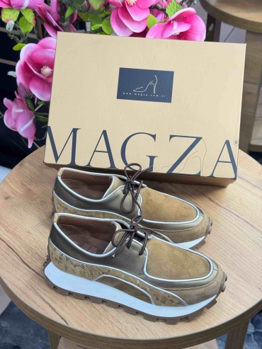 Кроссовки Magza бежевый, коричневый