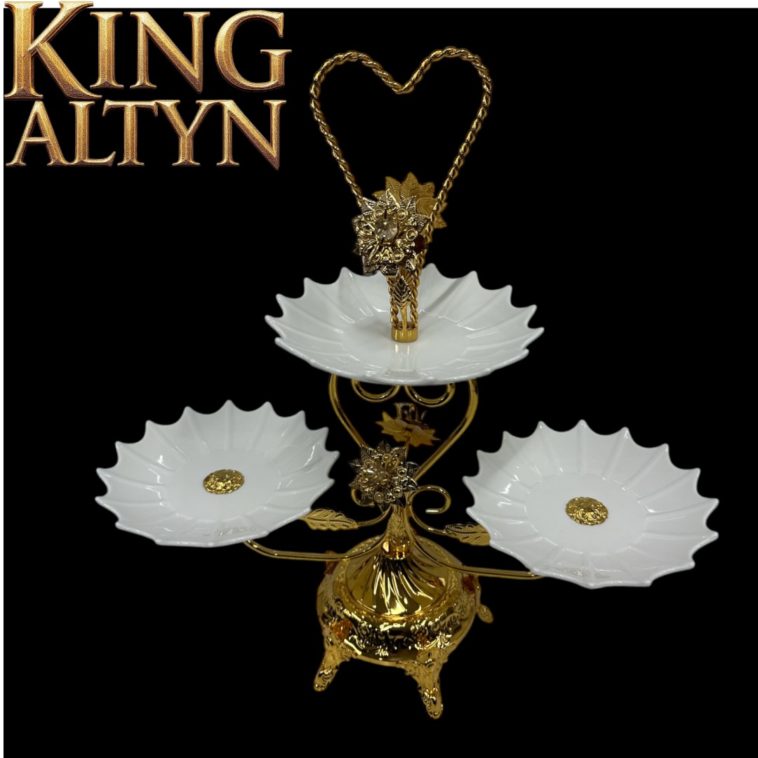 King Altyn менажница 1 762 фигурная 1 шт