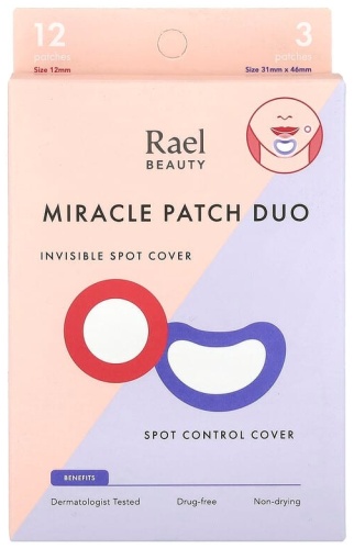 Патчи Rael тканевые Miracle Patch Duo, 15 штук противовоспалительные 15 шт