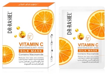 Маска для лица Dr. Rashel тканевая VITAMIN C BRIGHTENING & ANTI-AGING 10 шт