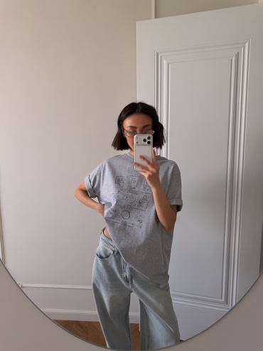 Футболка CHIC серый