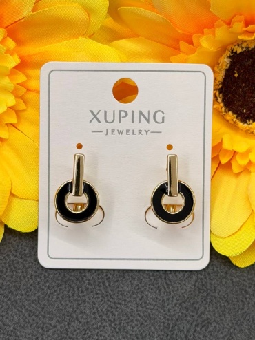 Серьги Xuping бижутерный сплав, эмаль