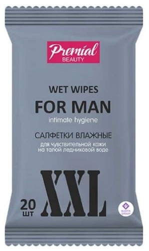 Влажные салфетки Premial For Man 20 шт