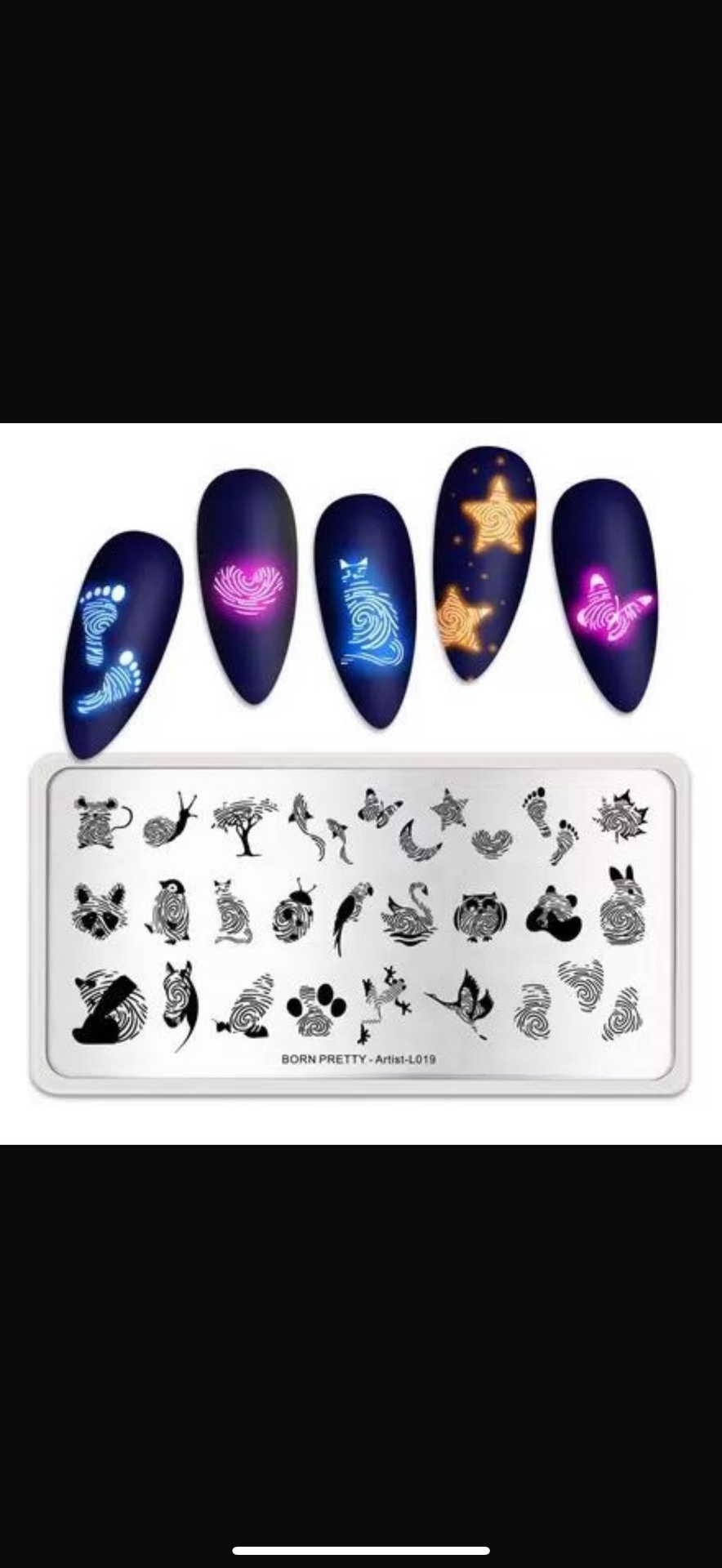 BORN PRETTY пластины L019