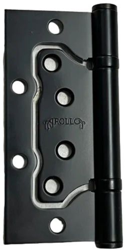 Петля накладная Apollo 100х75мм FLUSH HINGES 100*75*2,5 2BB (MBL) универсальная