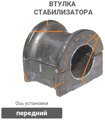 MASUMA втулка стабилизатора MP1158