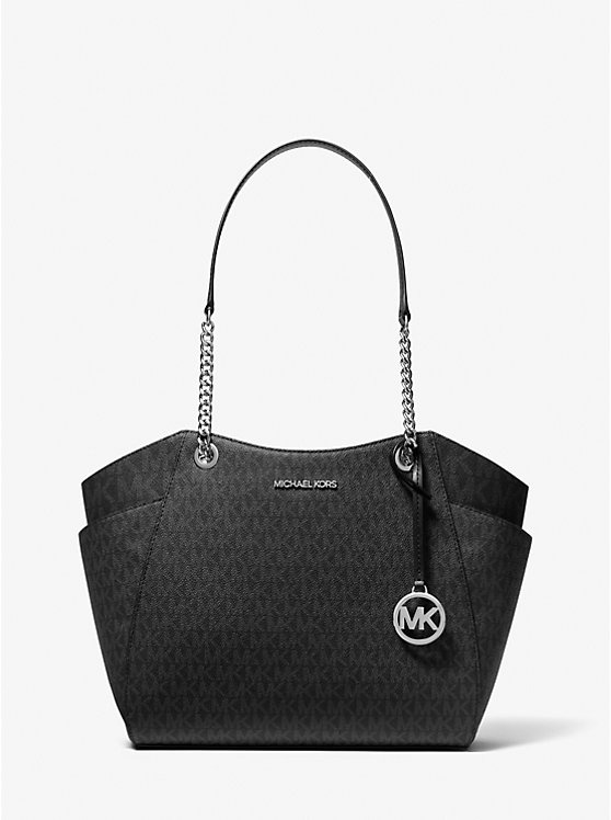 Сумка тоут Michael Kors холст черный