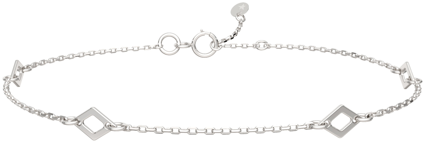 Lucente Silver ZO-0650009_18 длина 18 см, вес 1.08 г серебро, плетение фантазийное