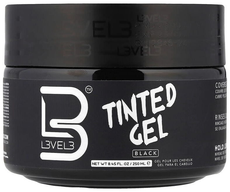 L3VEL3 Tinted Black гель слабая фиксация 250 мл