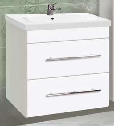 Тумба с раковиной Vako 13184, 80x52x45 см, белый