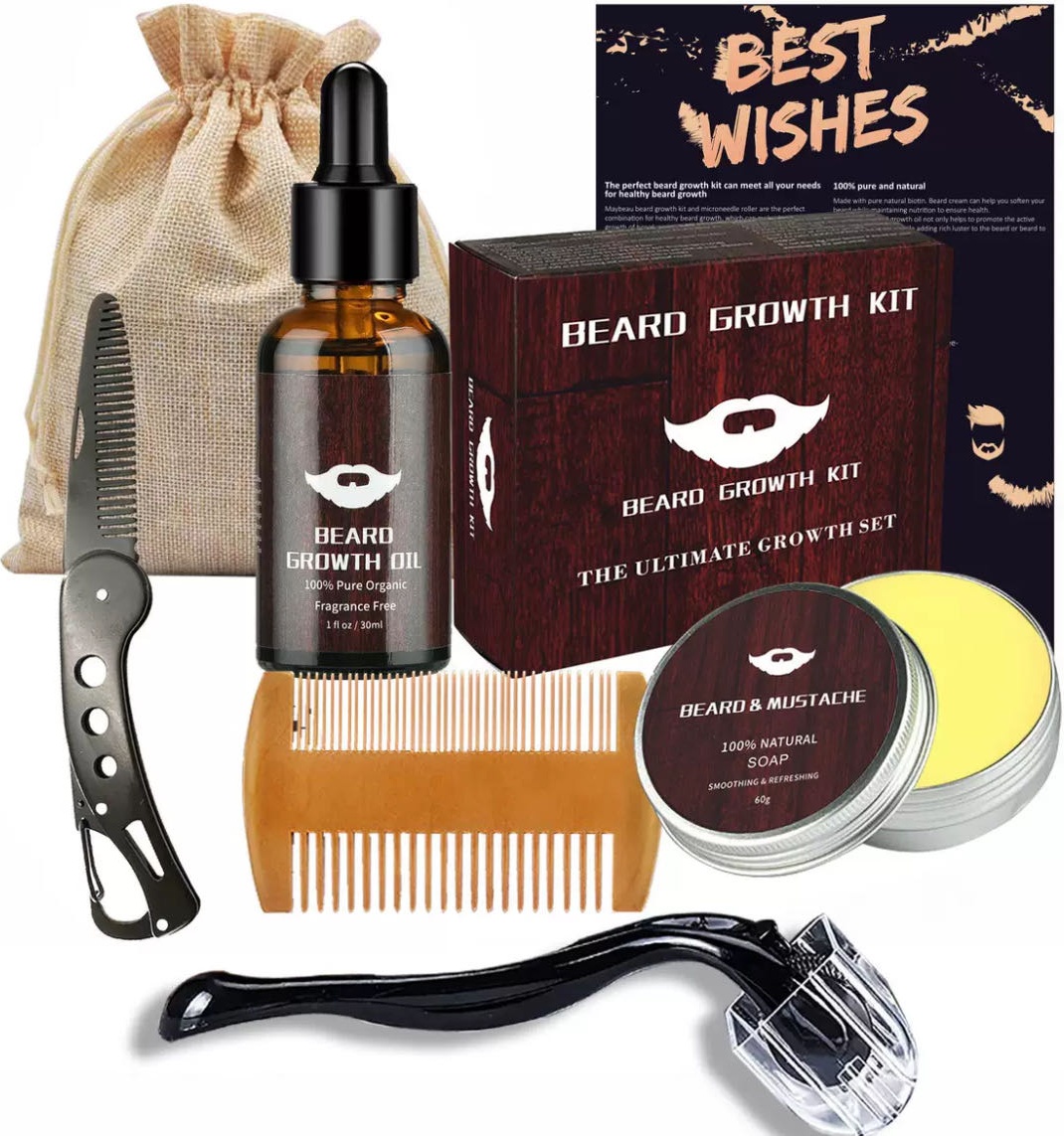 Beard & Mustache Beard Kit набор для бороды и усов 30 мл + 60 г