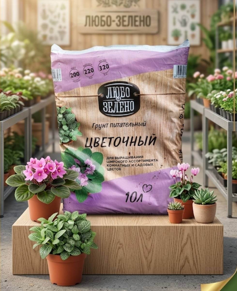 Грунт Грунт торфяной с добавлением минеральных макро и микроудобрений 10 л