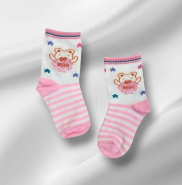 Носки 30307923_424474801 1 пара розовый 4-8 лет